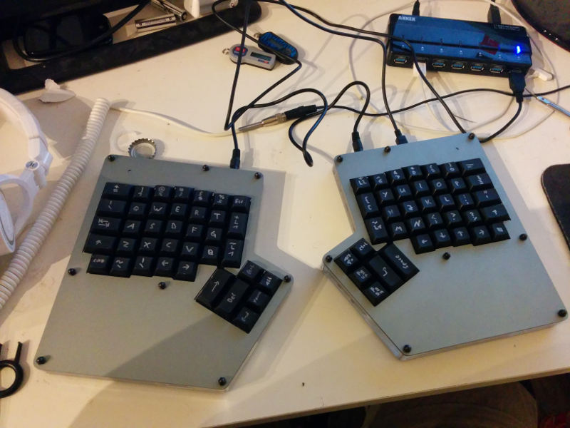 ErgoDox keyboard finished